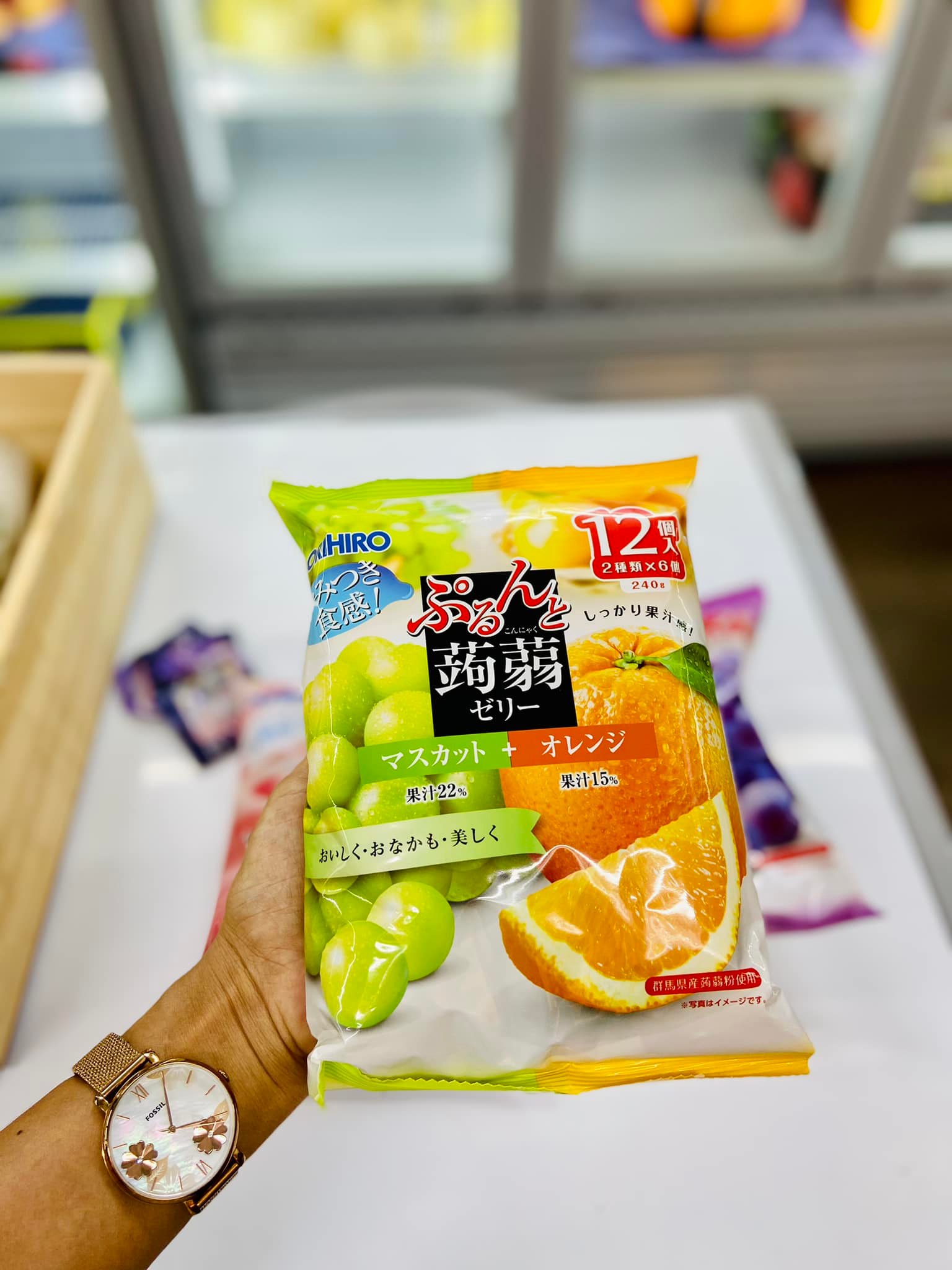 Thạch trái cây Nhật Orihiro túi 240g