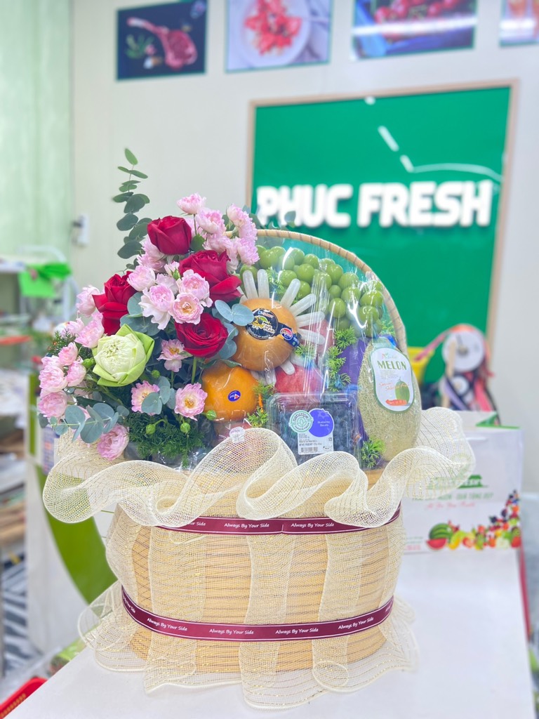 Giỏ quà tặng trái cây cao cấp - giỏ đại tướng