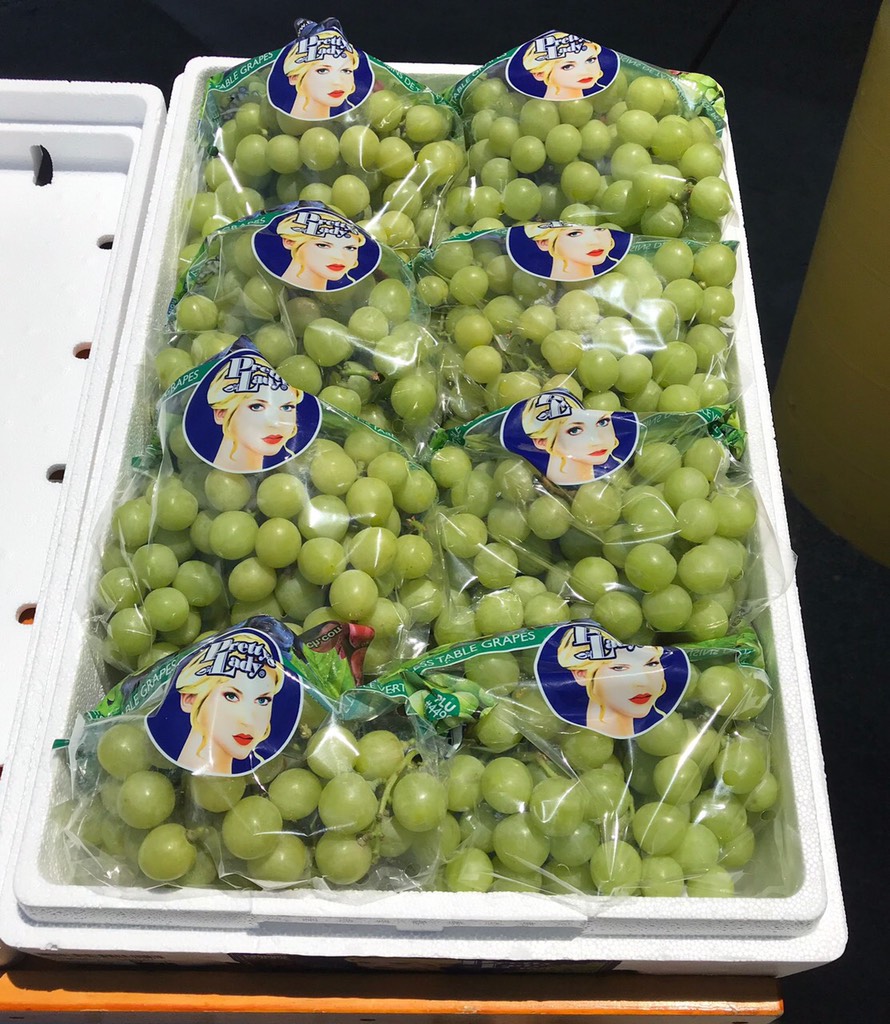 Nho xanh Mỹ Pretty Lady