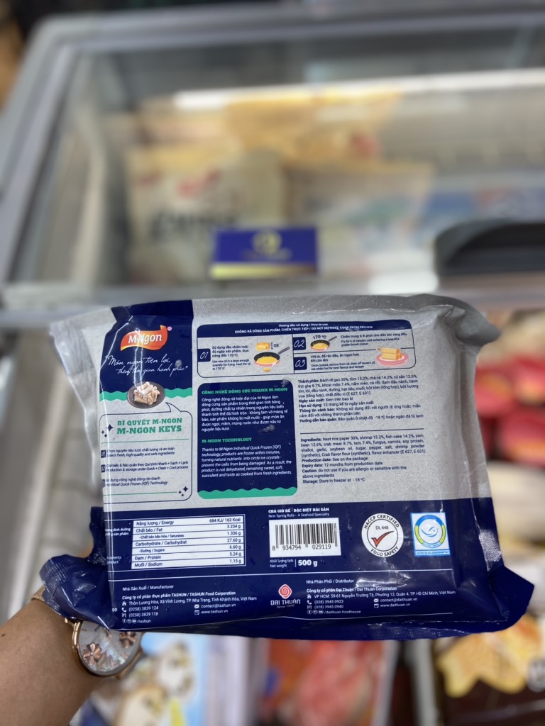 Chả giò Rế Đặc Biệt Hải Sản M - Ngon ( 500gr )