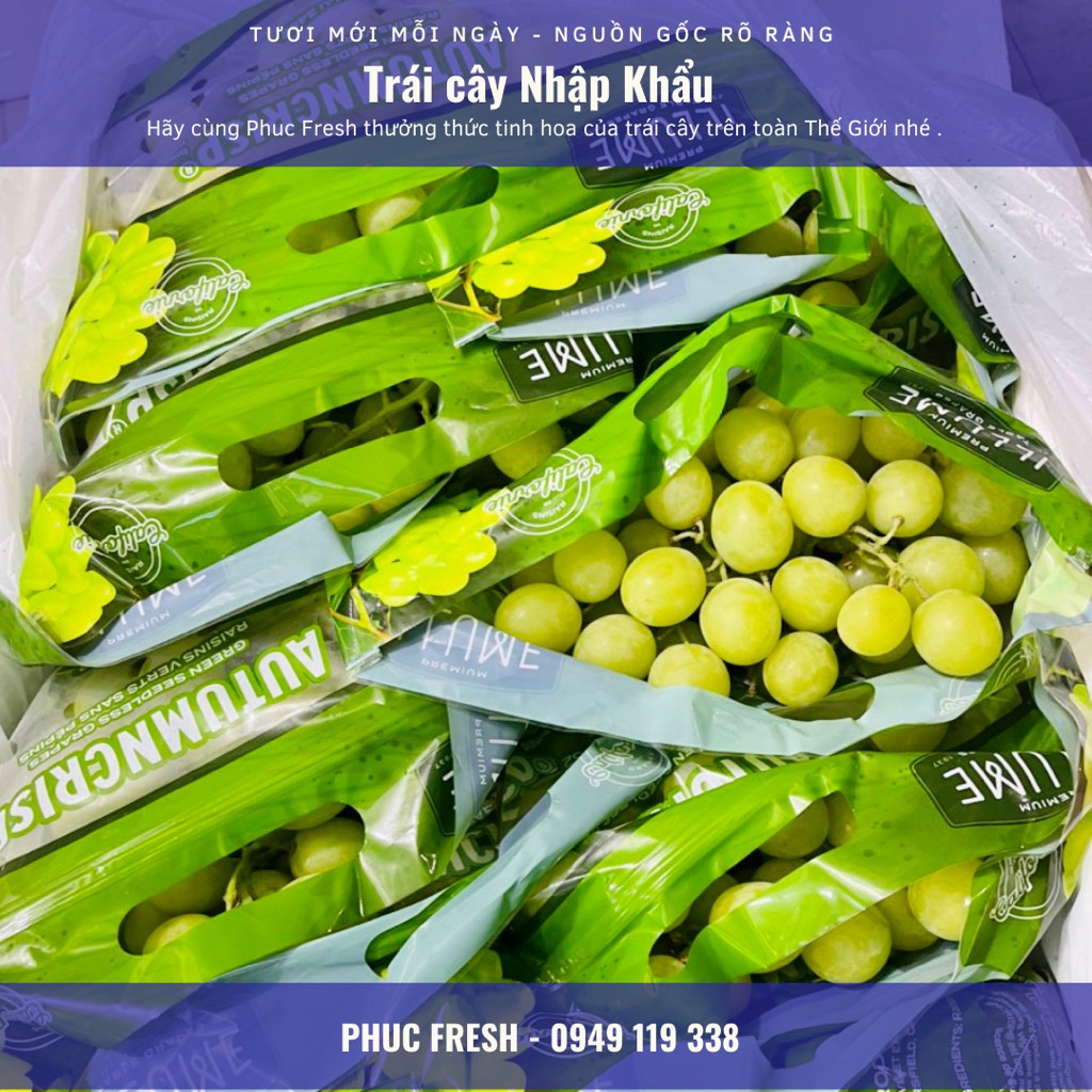 Nho xanh Mỹ Ilume