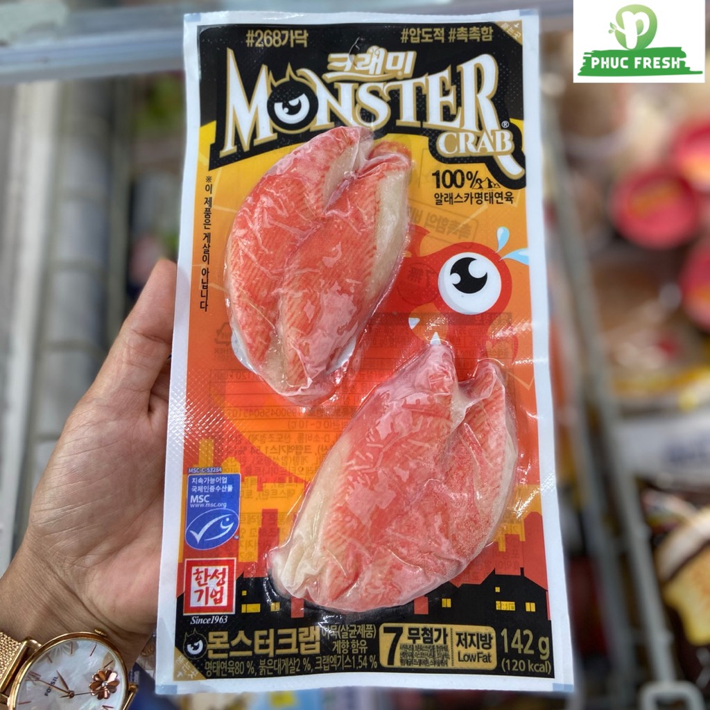 Chả cua đại hàn- Monster Crab 142g