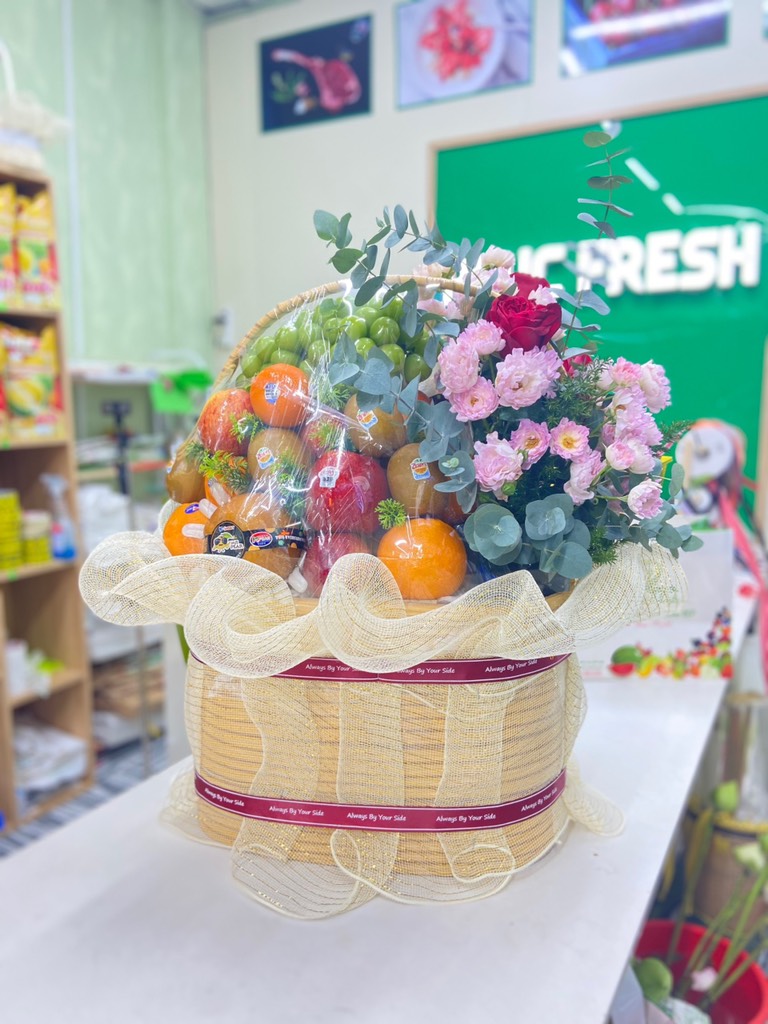 Giỏ quà tặng trái cây cao cấp - giỏ đại tướng