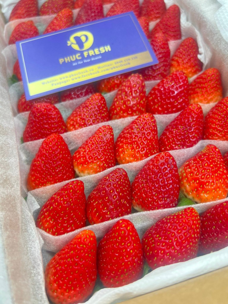 Dâu Montery thuỷ canh Đà Lạt hộp 500g