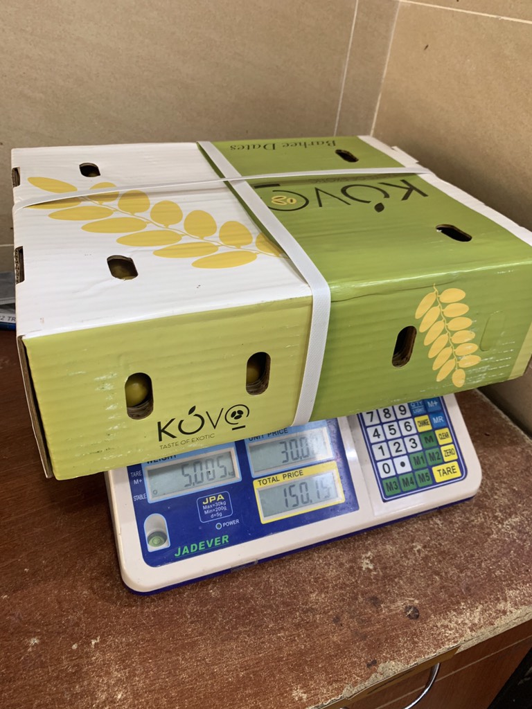 Chà là Ấn Độ thùng 4,5kg