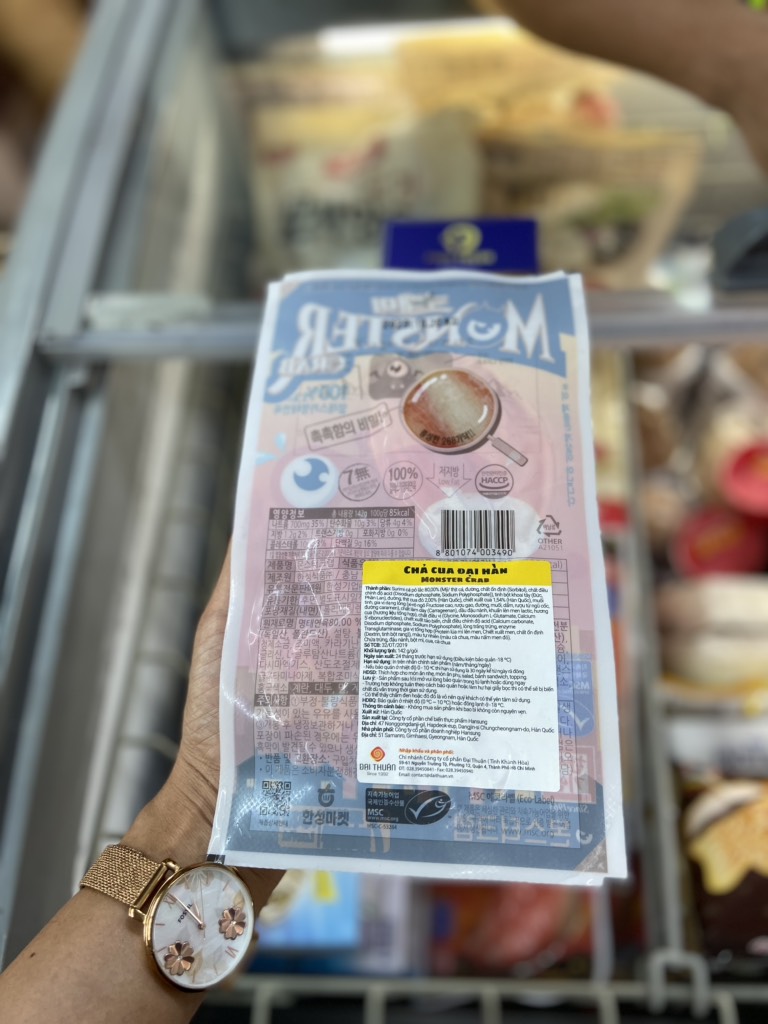 Chả cua đại hàn- Monster Crab 142g