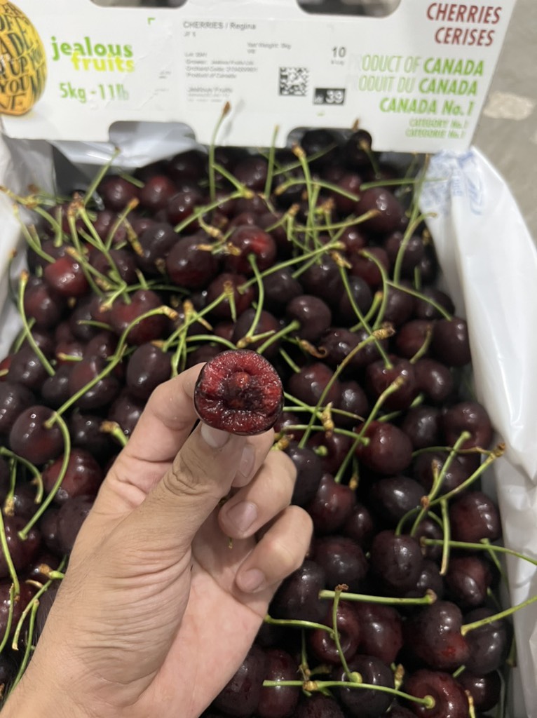 Cherry chuối Canada size 10