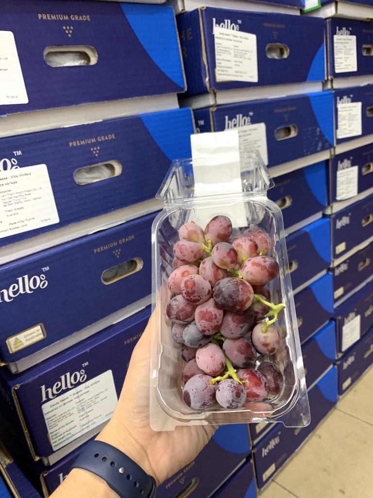 Nho kẹo Úc Candy Hearts hộp 400g