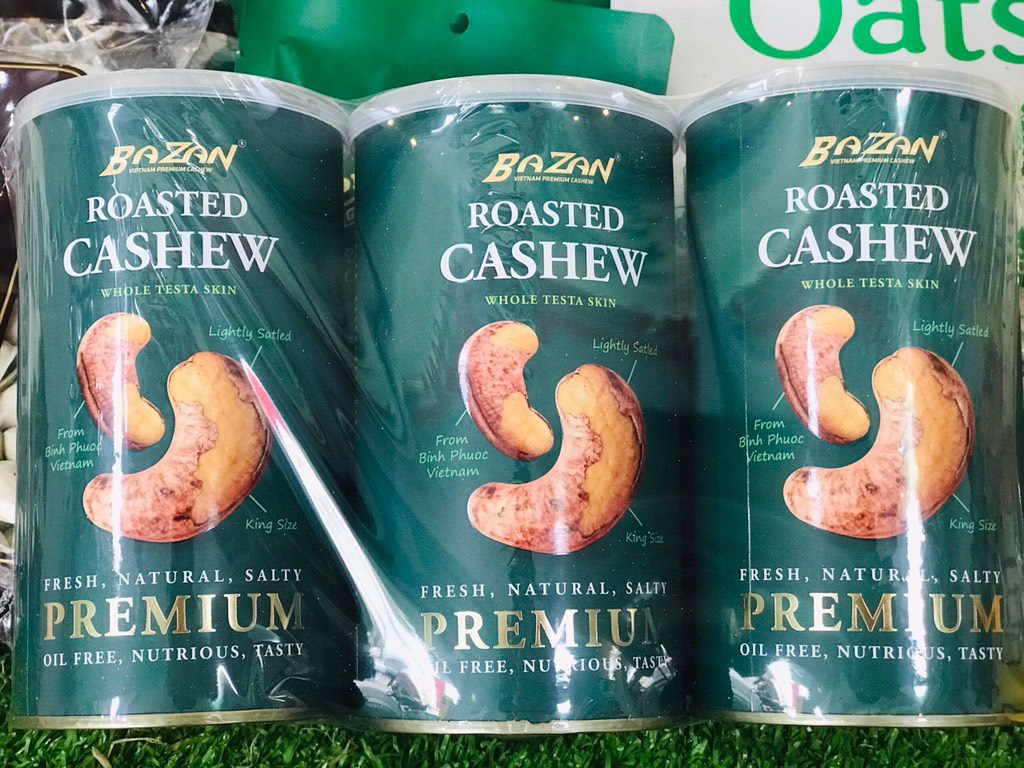 Hạt điều Bazan hộp 225g cao cấp size A cồ