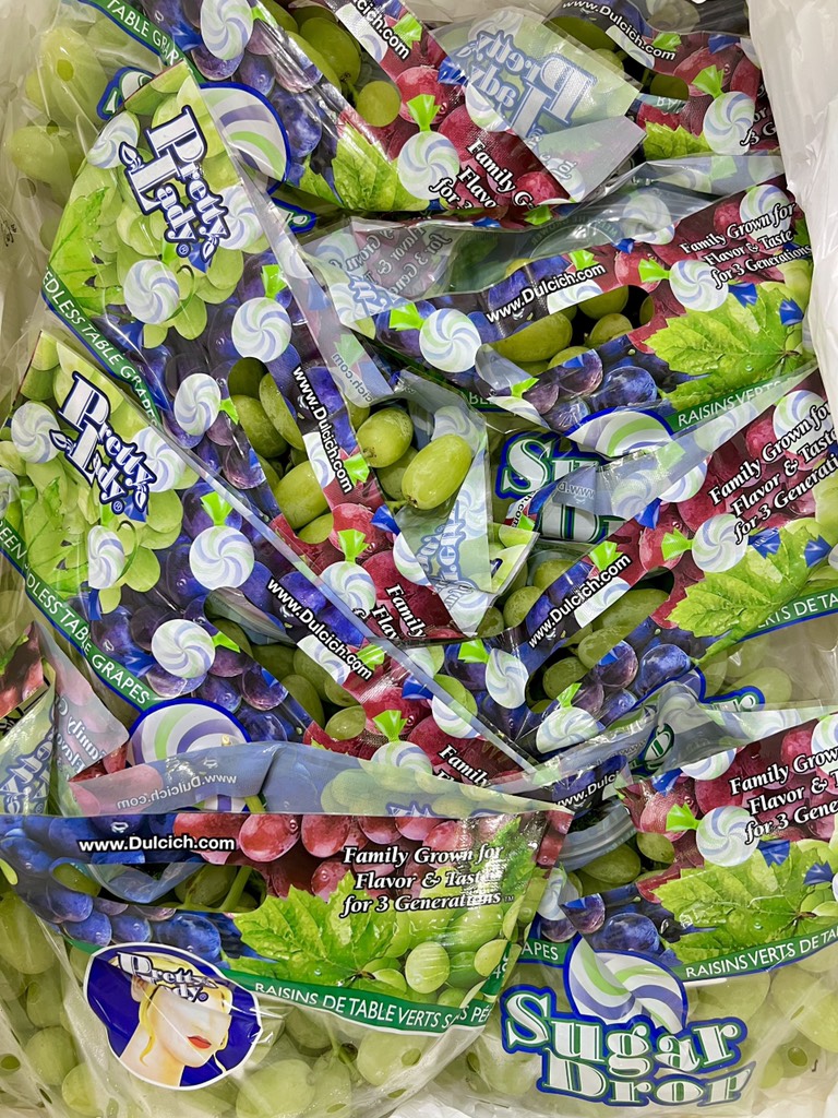 Nho xanh Mỹ Pretty (Sugar Drops) trái dài
