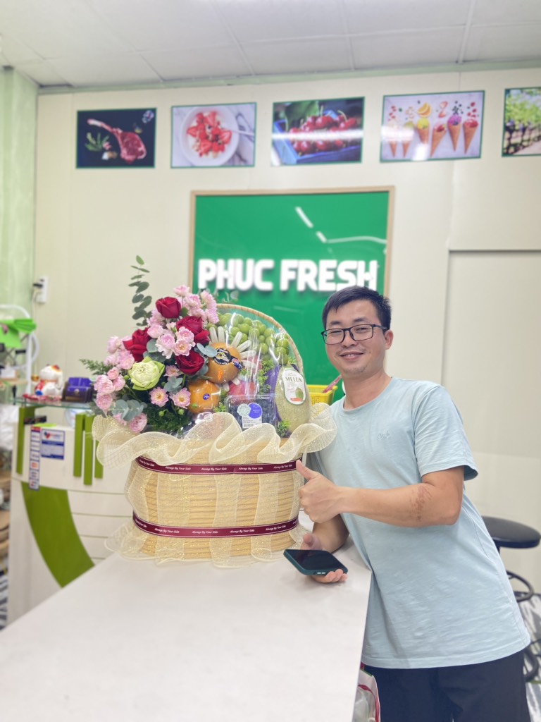 Giỏ quà tặng trái cây cao cấp - giỏ đại tướng