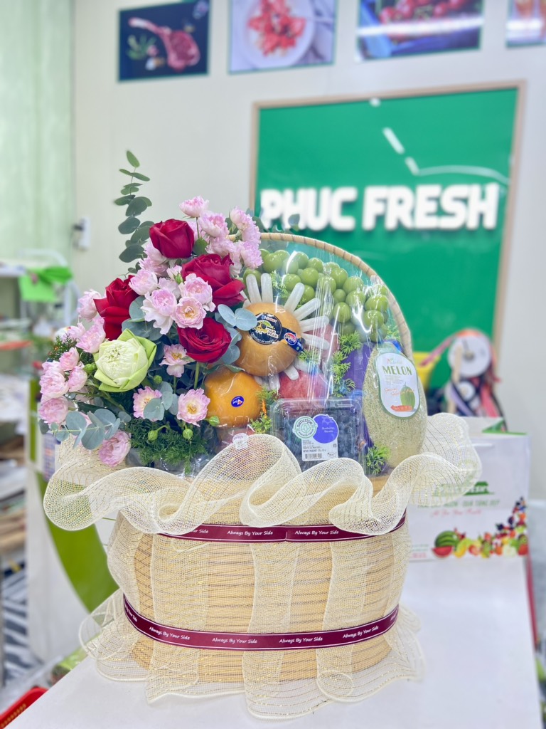 Giỏ quà tặng trái cây cao cấp - giỏ đại tướng