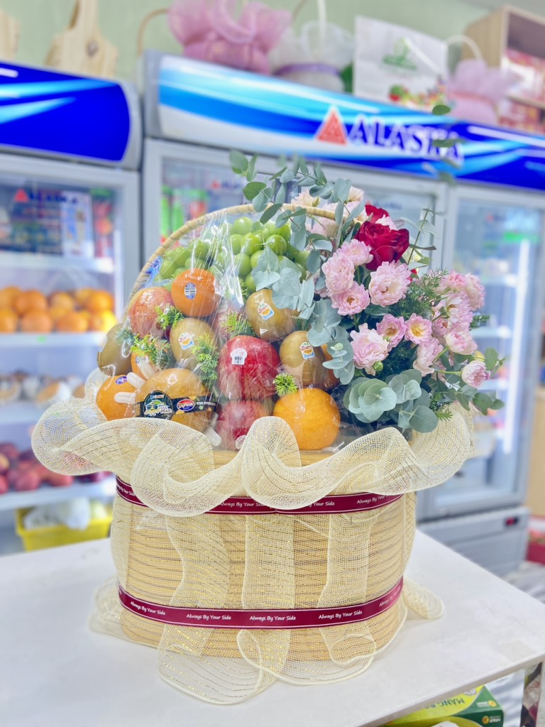 Giỏ quà tặng trái cây cao cấp - giỏ đại tướng