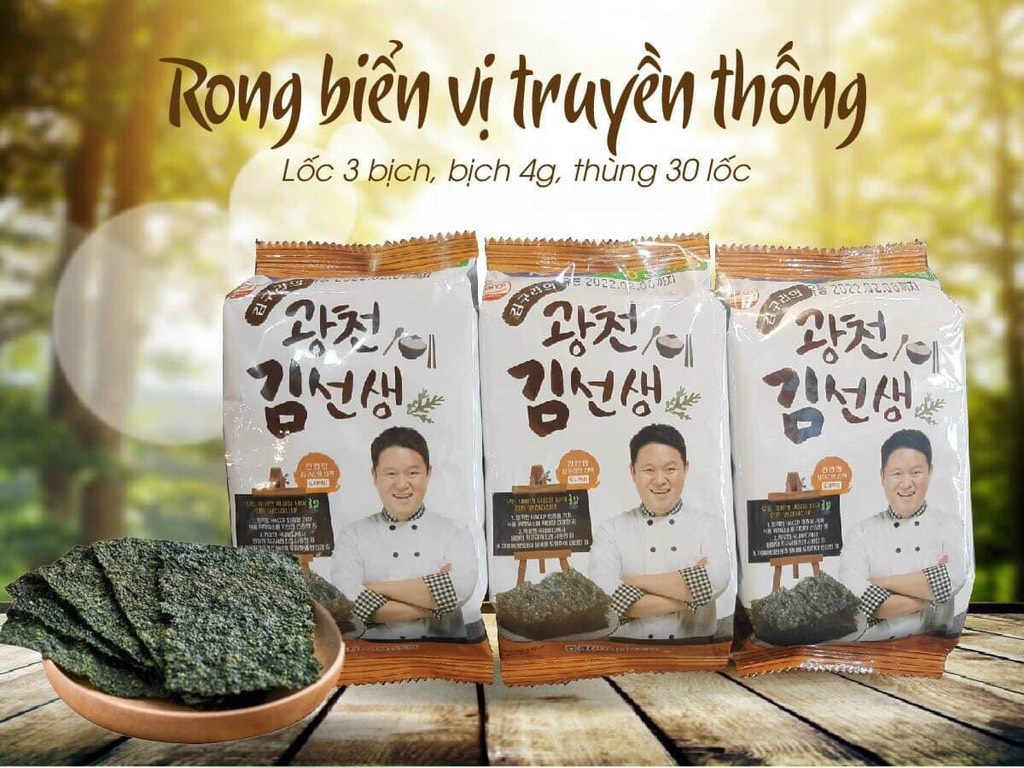 Rong Biển Vị Truyền Thống pack 3 gói