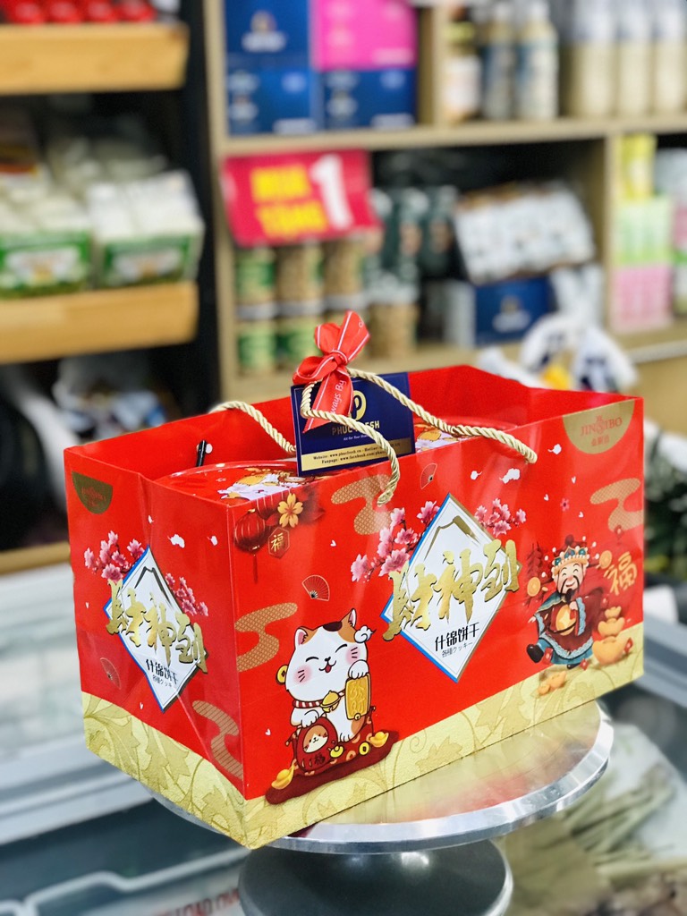Bánh Quy JinsiBo Mèo Thần Tài