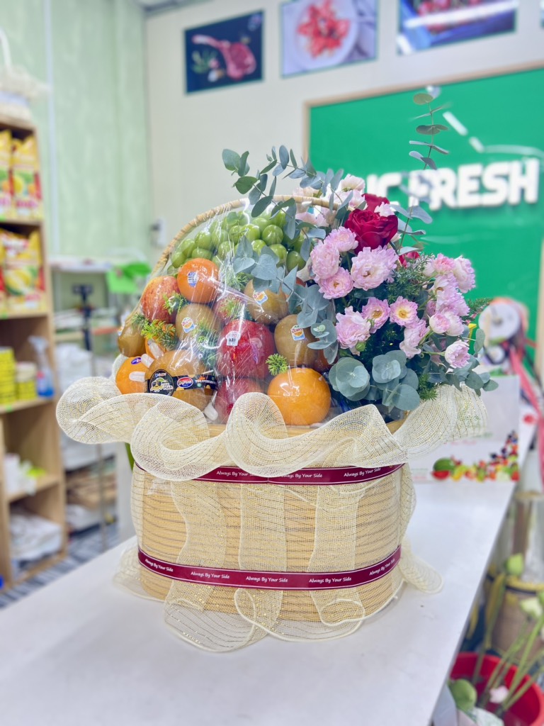 Giỏ quà tặng trái cây cao cấp - giỏ đại tướng