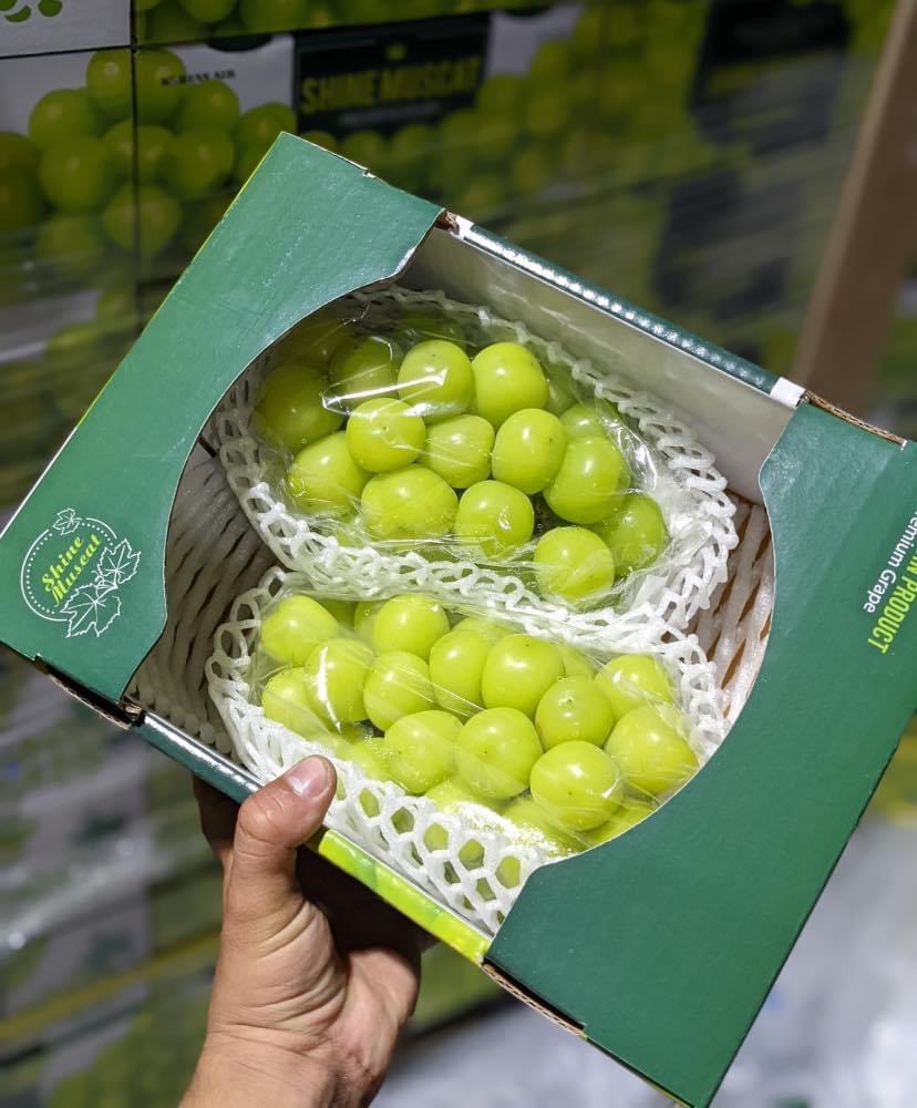 Nho xanh Shine Muscat