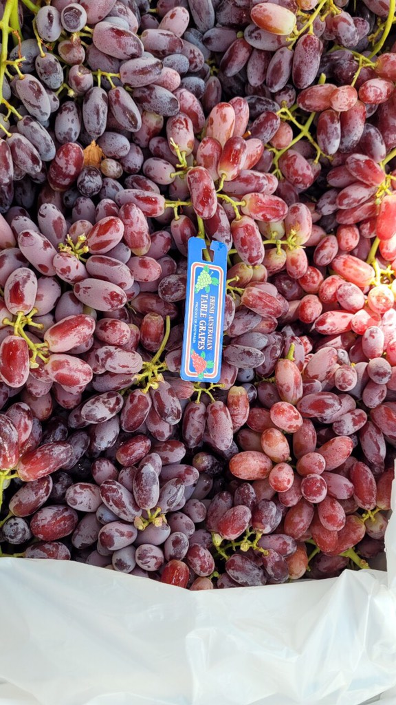 Nho đỏ Úc không hạt hàng air