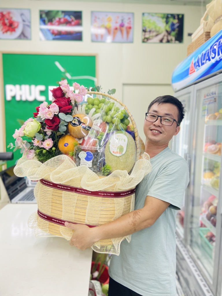 Giỏ quà tặng trái cây cao cấp - giỏ đại tướng