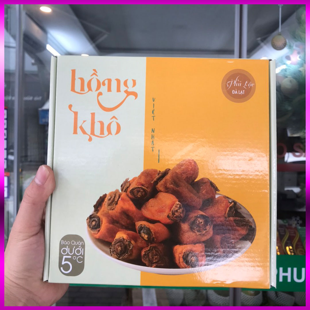 Hồng treo gió Đà Lạt hộp 500g