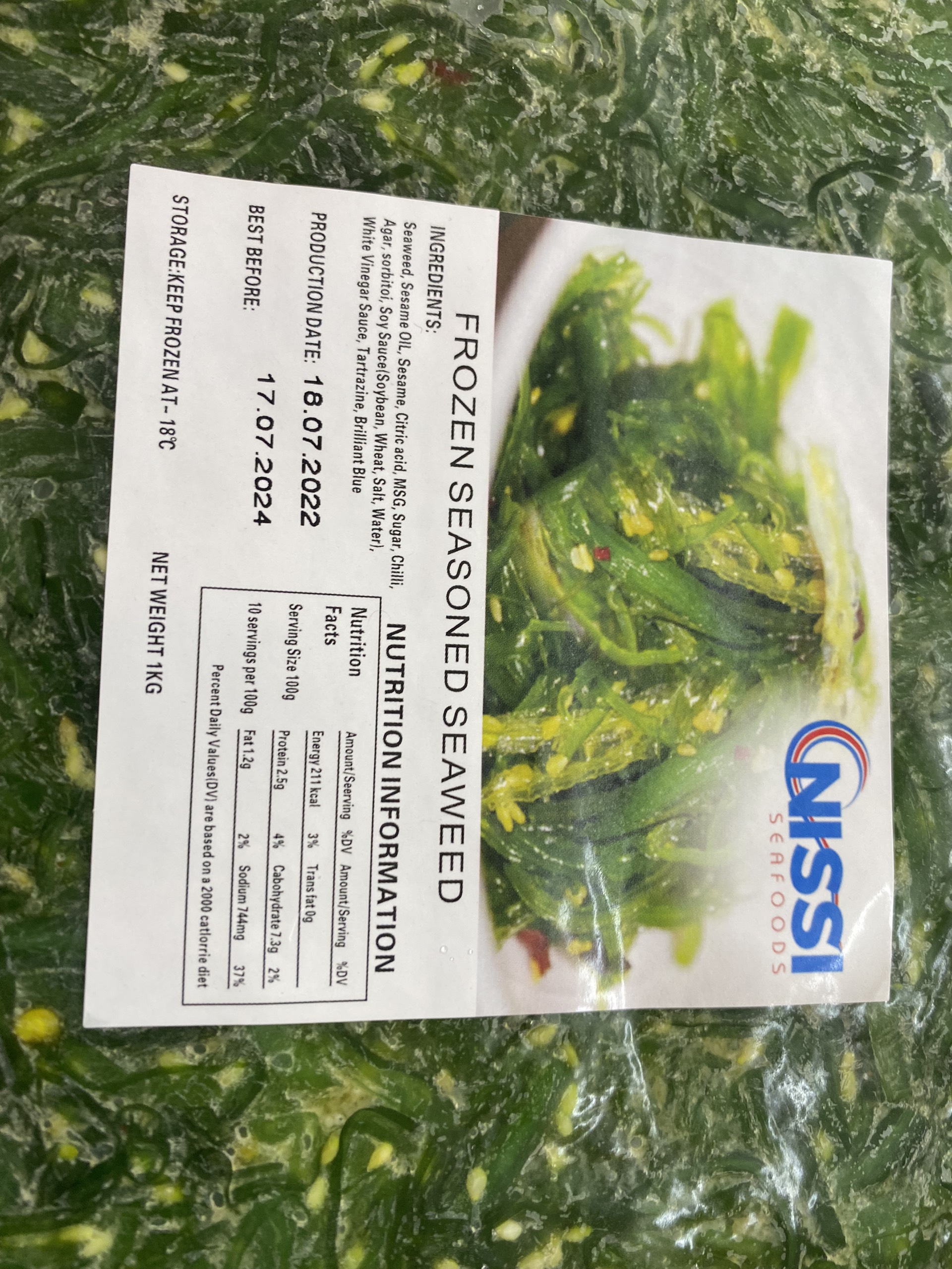 Rong Trộn mè Nissi Nhật Bản (cấp đông)