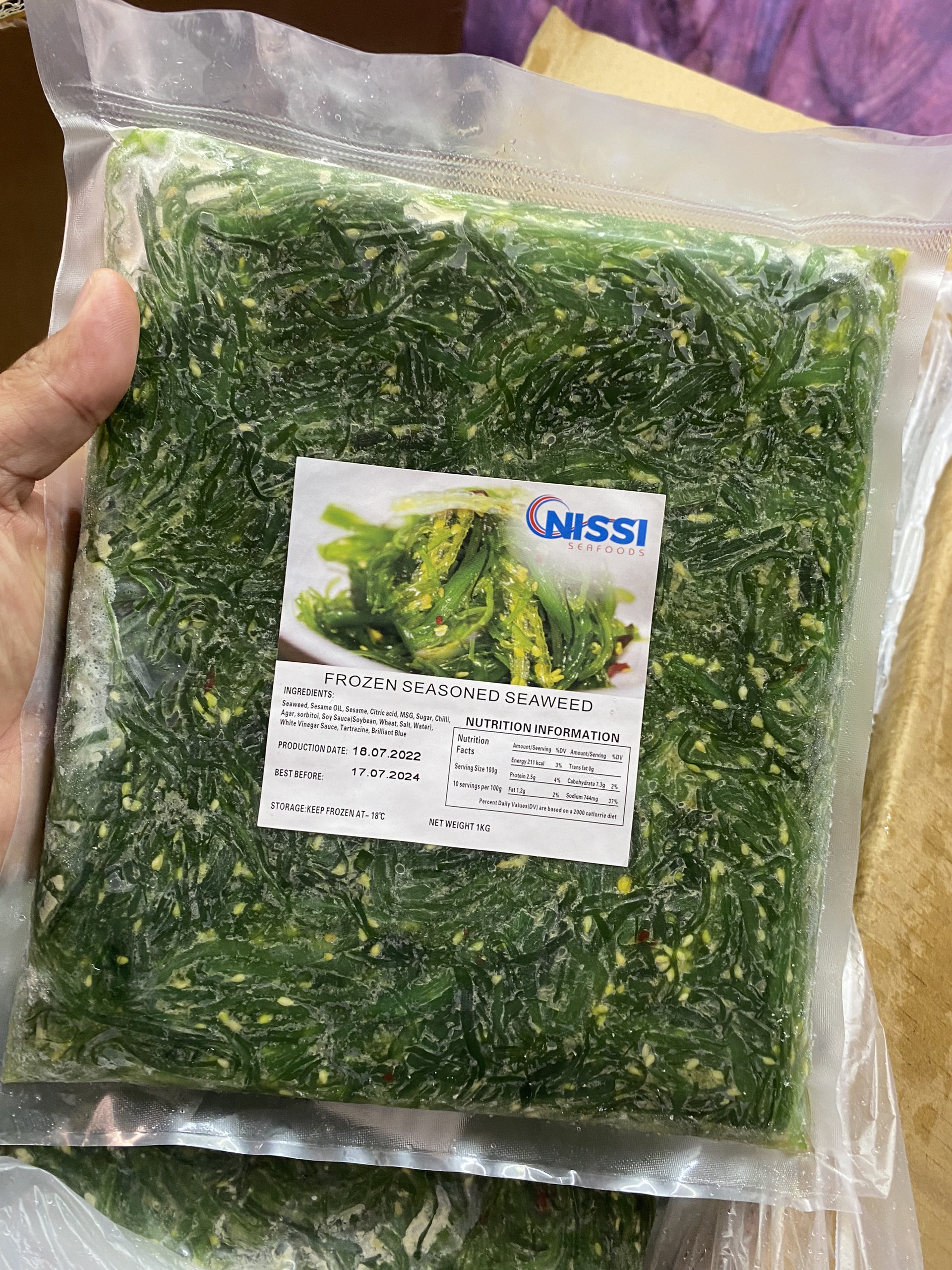 Rong Trộn mè Nissi Nhật Bản (cấp đông)