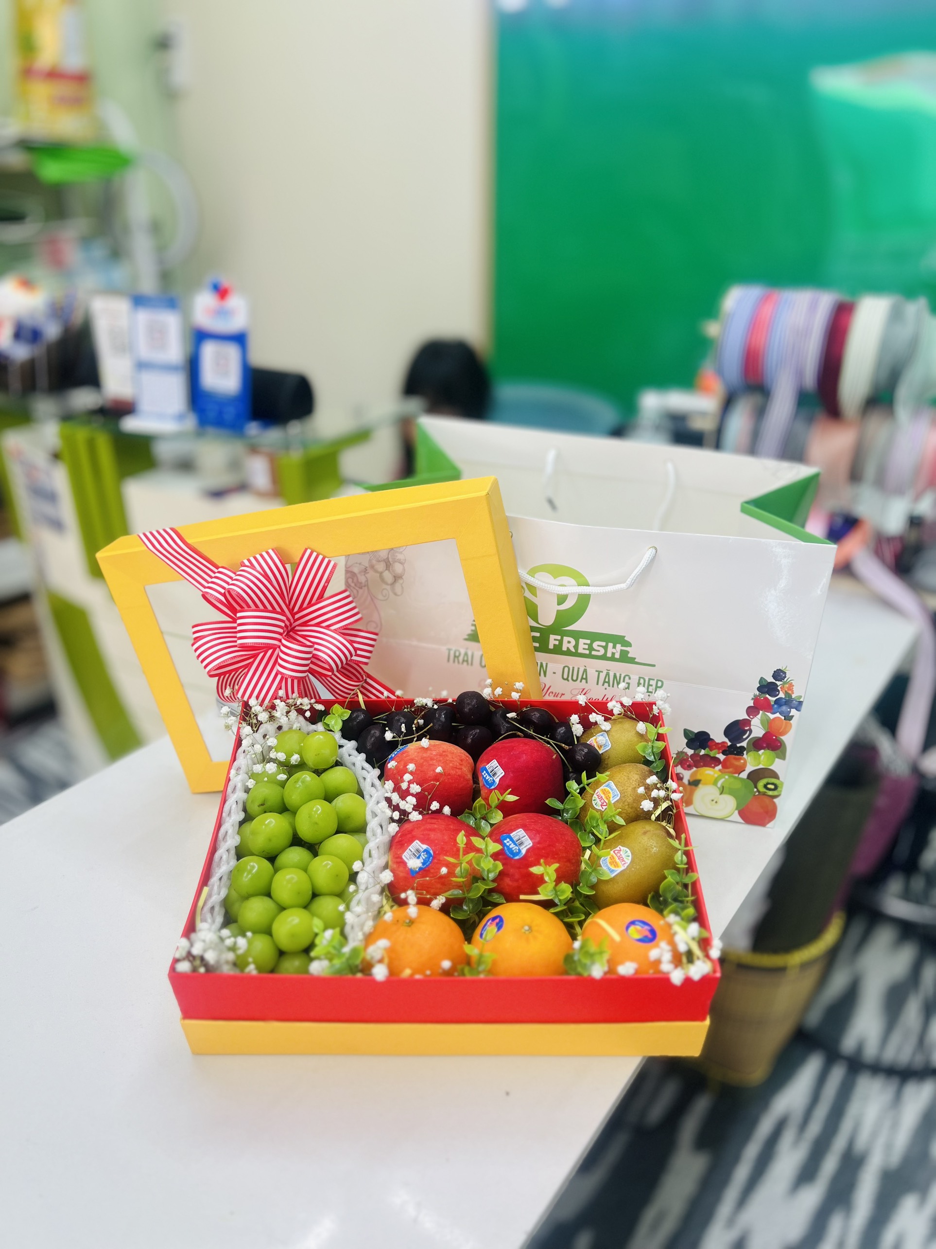Hộp quà tặng trái cây cap cấp 8001
