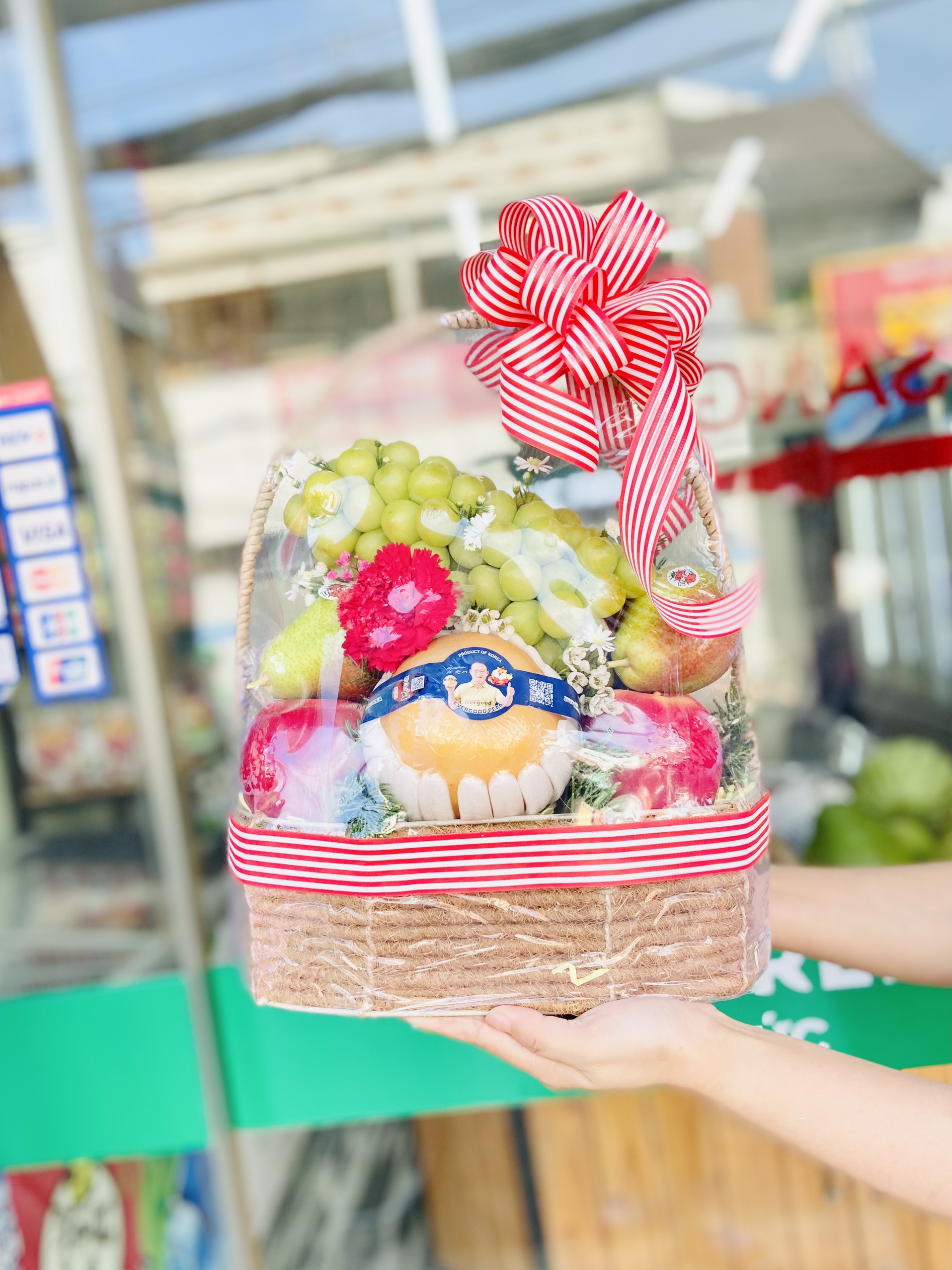 Giỏ quà tặng trái cây cao câp 600-13