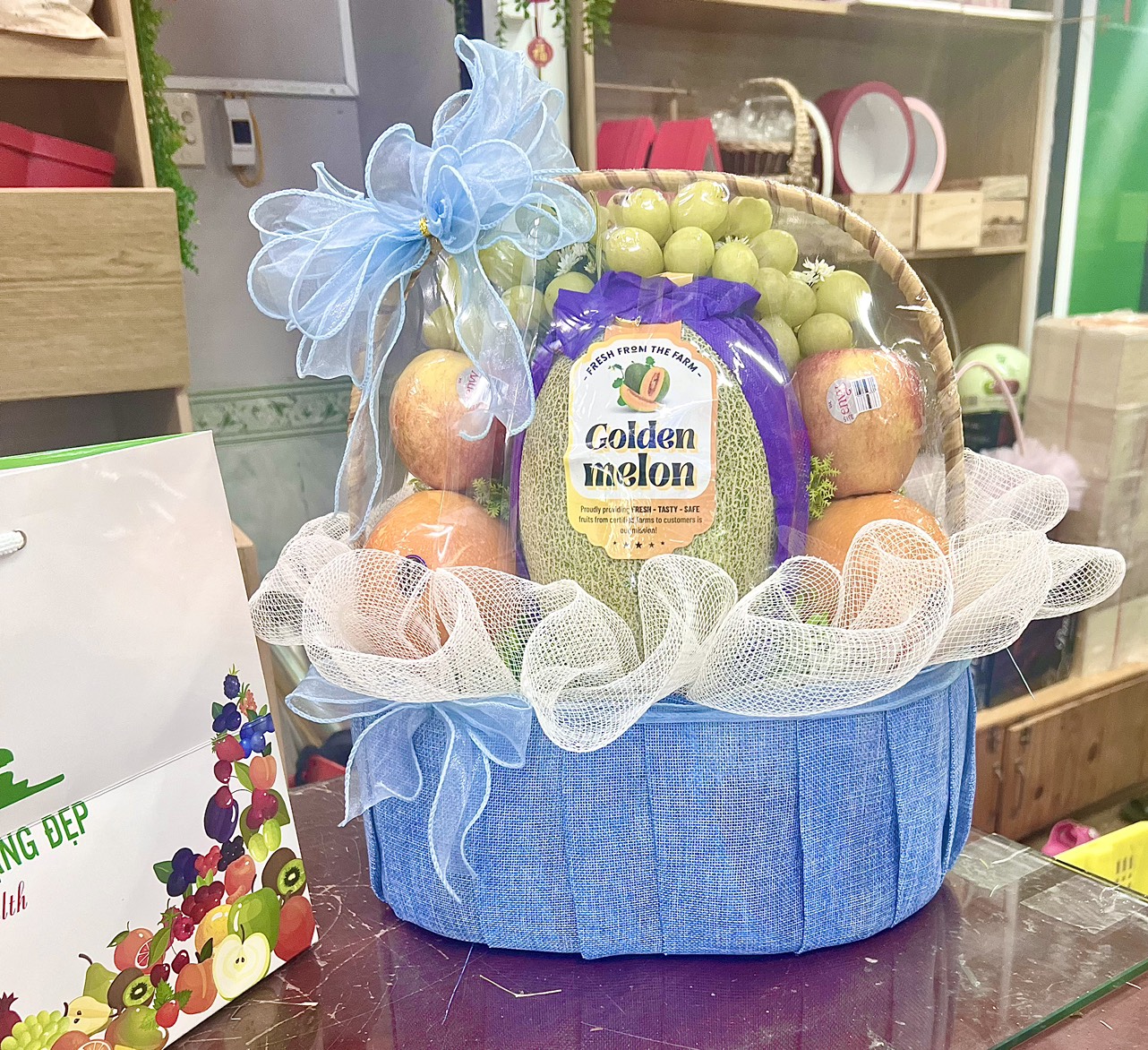 Các Mẫu Giỏ Quà Cao Cấp Set 1000k