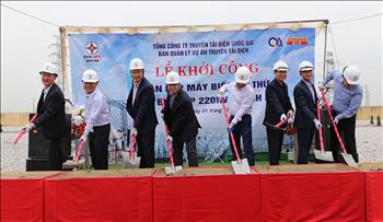Khởi công dự án nâng công suất TBA 220kV Thanh Nghị
