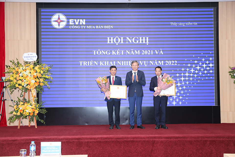 Năm 2021, EVNEPTC thực hiện khối lượng lớn các hợp đồng mua bán điện