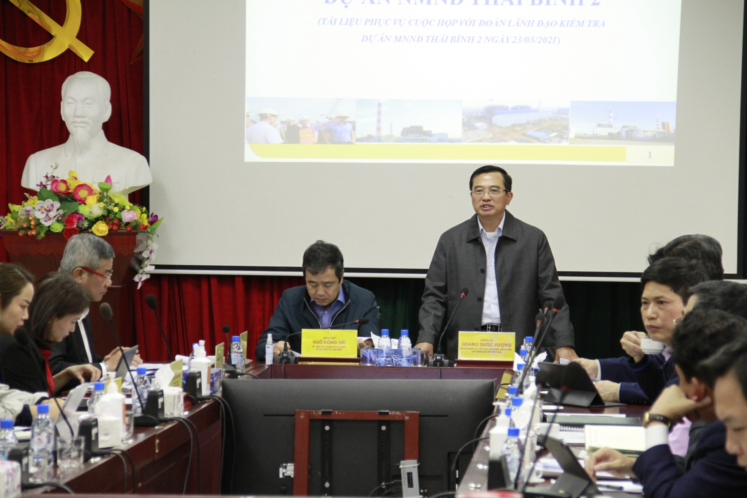 Kiểm tra tiến độ Dự án NMNĐ Thái Bình 2