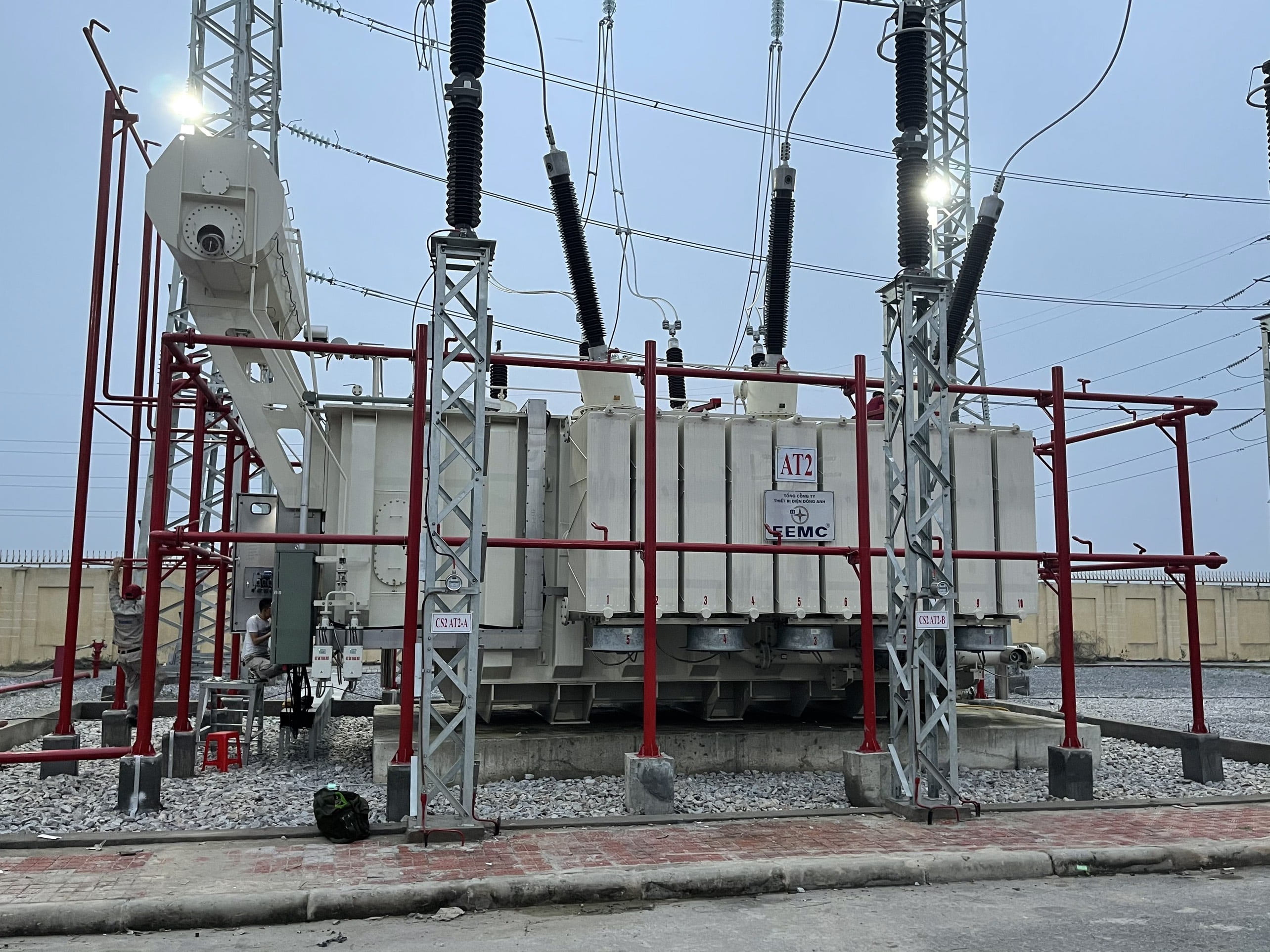 Hoàn thành nâng công suất Trạm biến áp 220kV Quang Châu (Bắc Giang) trước mùa nắng nóng
