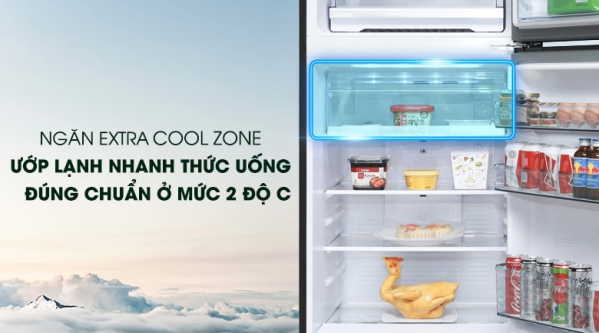 Tủ lạnh Panasonic Inverter NR-BL340PKVN -Ngăn làm lạnh đồ uống