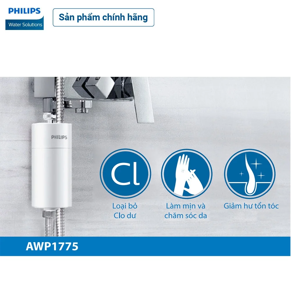 Tính năng nổi bật bộ lọc sen tắm Philips AWP1775/74