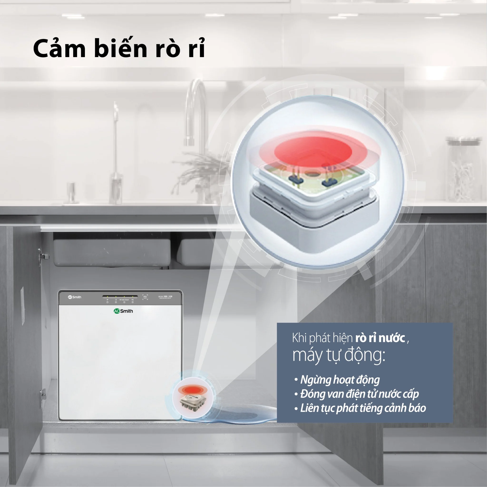 Cảm biến rò rỉ trên K400