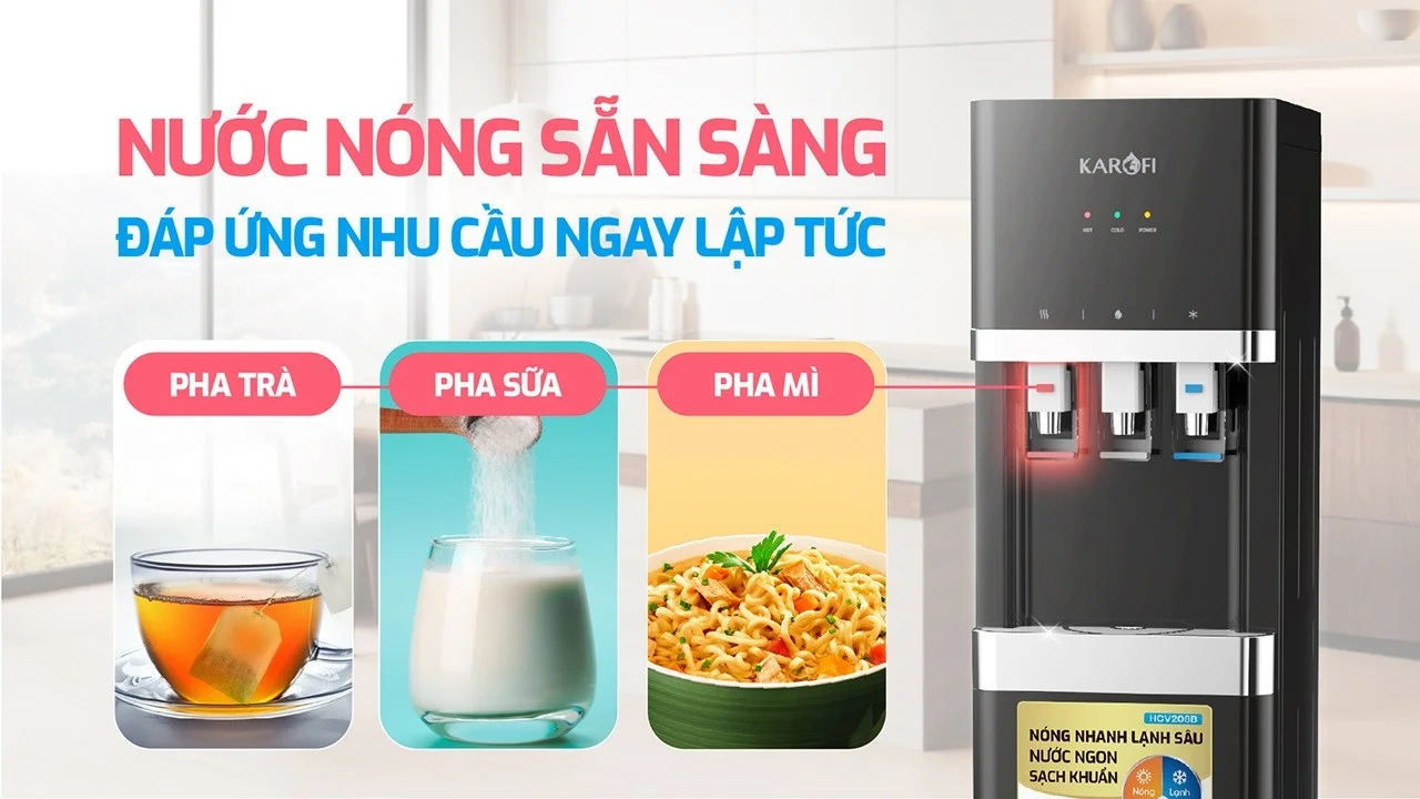Công nghệ làm nóng nhanh, cho nước nóng tức thì