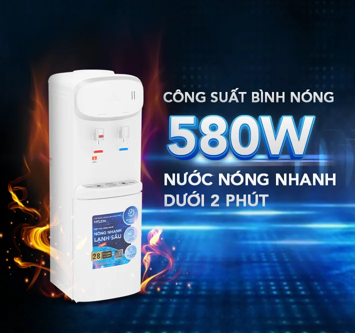 Công suất làm nóng nhanh cho nước nóng tức thì