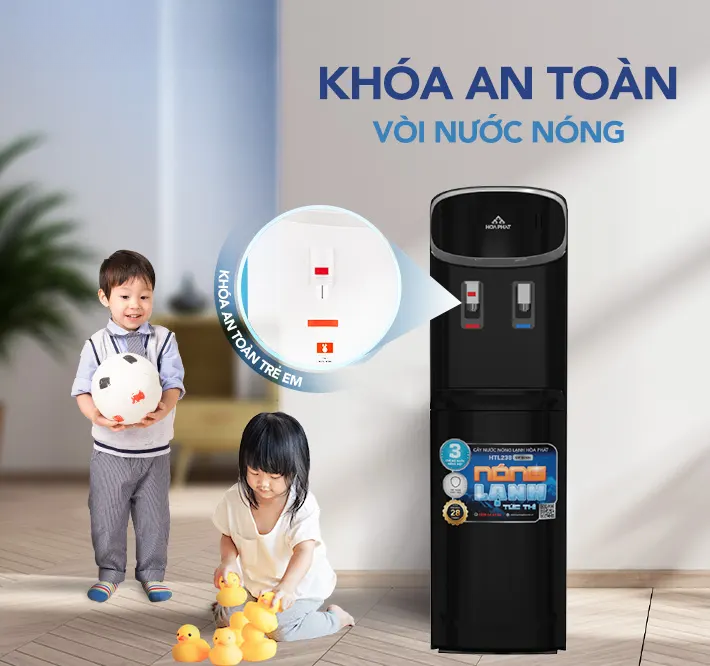 Khóa an toàn vòi nóng
