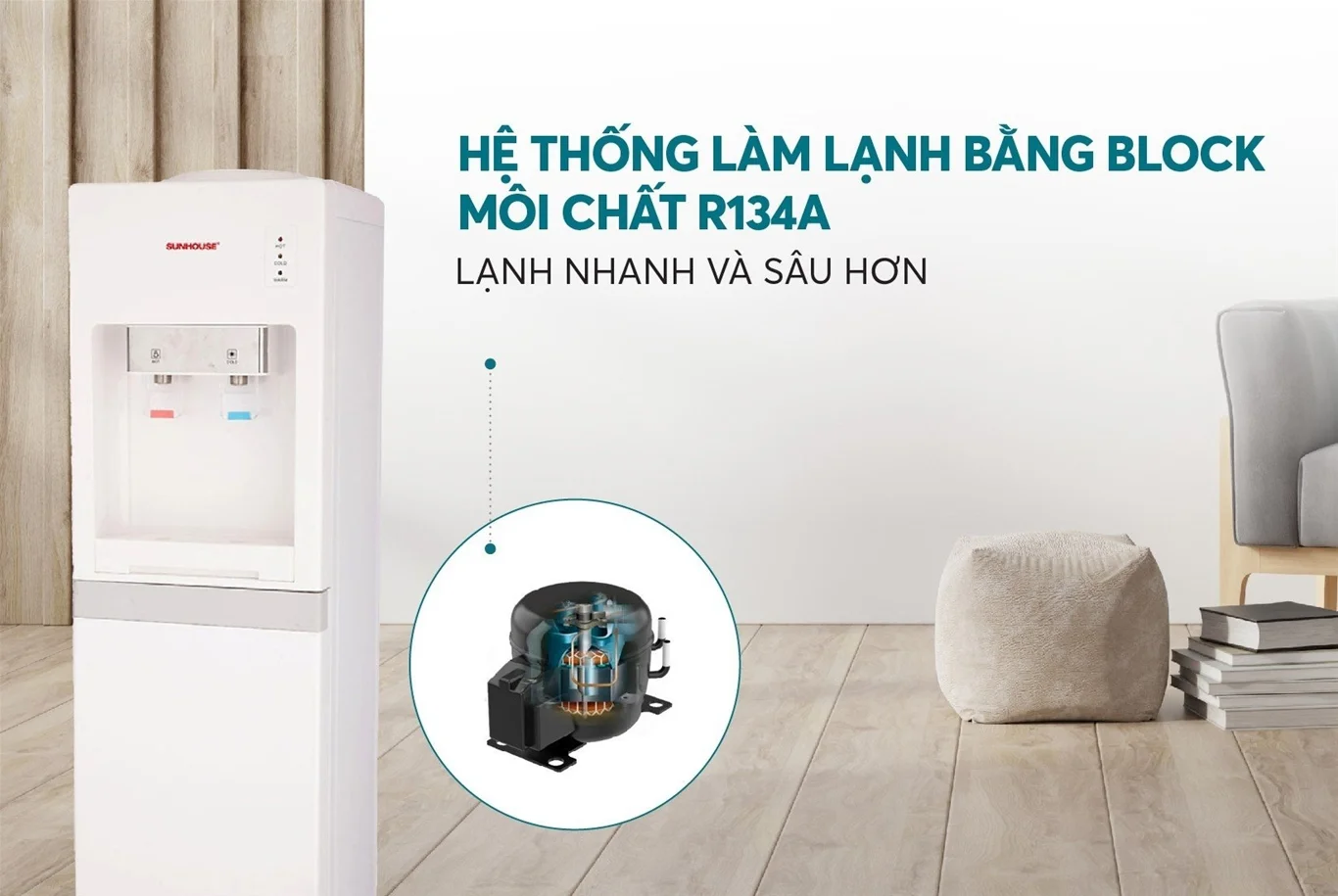 Công nghệ làm lạnh bằng Block