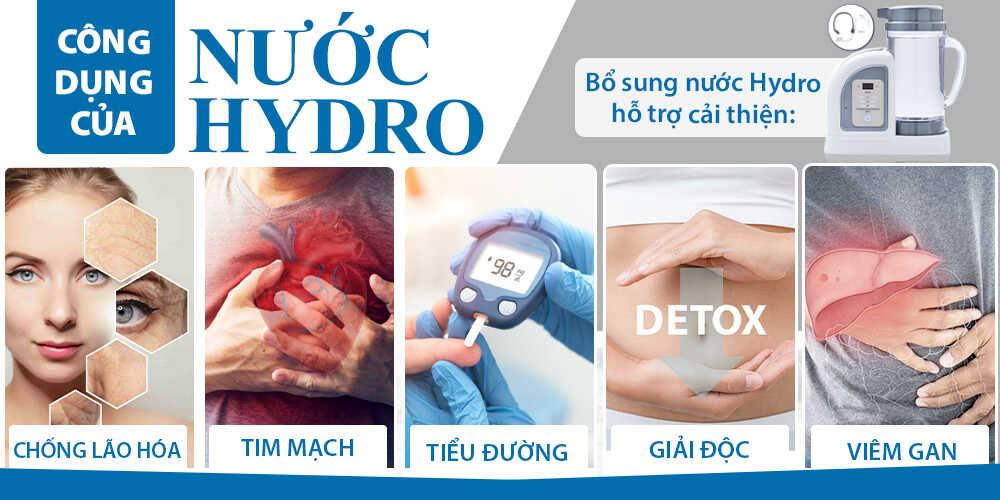 Công dụng của nước Hydro