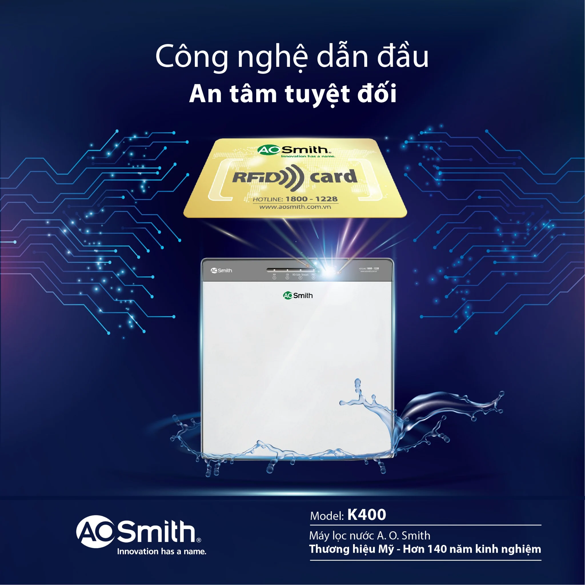 Công nghệ RFID chống lõi giả trên K400