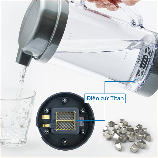 Điện cực Titan của máy tạo nước và khí Hydro Lourdes Hydrofix