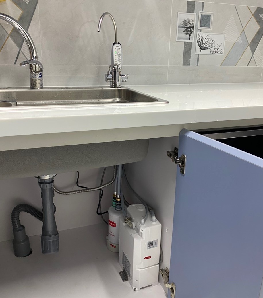 Hình ảnh lắp đặt thực tế của Cleansui EU301