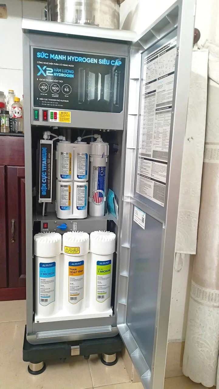 Hình lắp đặt máy lọc nước HPA885