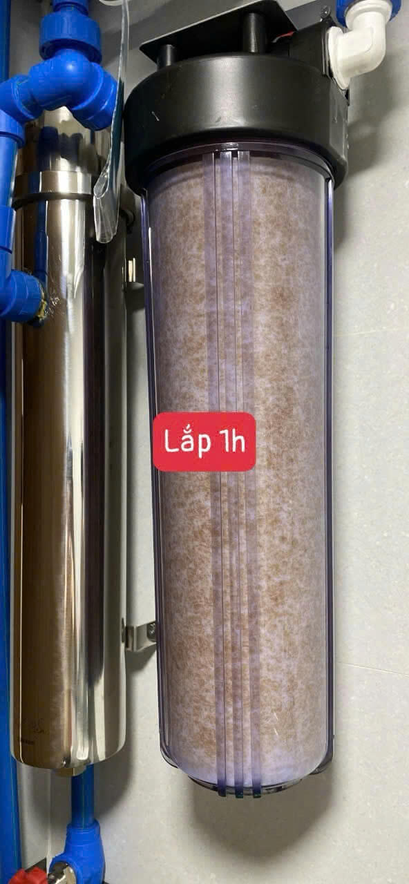Hình thực tế lắp lõi Bigblue 