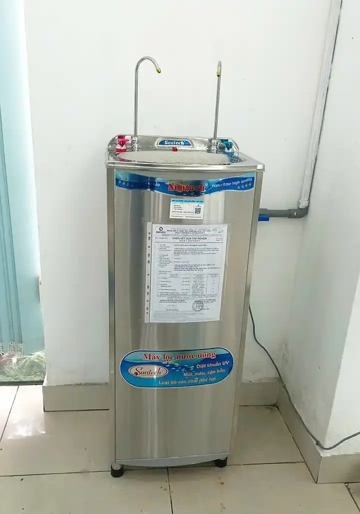 Lắp đặt máy lọc nước nóng lạnh Suntech ST-012 tại chi nhánh Công ty Cổ phần Pin Ắc Quy Miền Nam
