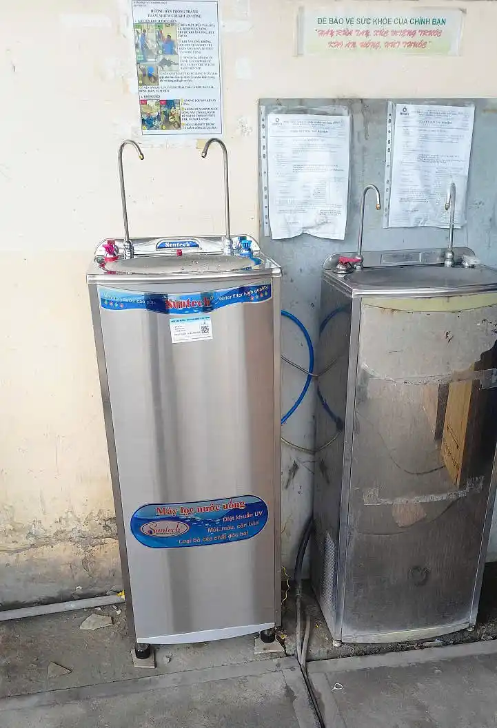 Lắp đặt máy lọc nước nóng lạnh Suntech ST-012 tại chi nhánh Công ty Cổ phần Pin Ắc Quy Miền Nam