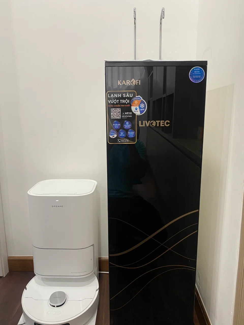 Hình lắp đặt thực tế Karofi Livotec 628