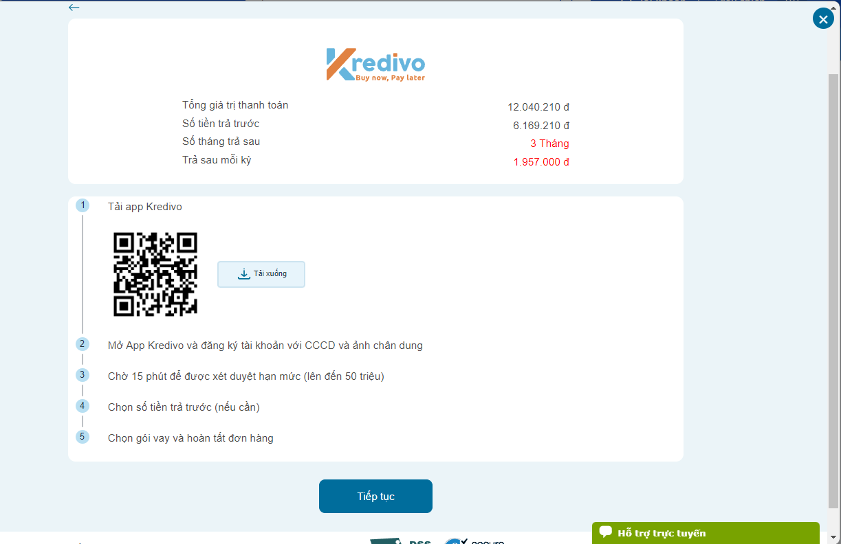 Cách sử dụng Kredivo để mua trước trả sau
